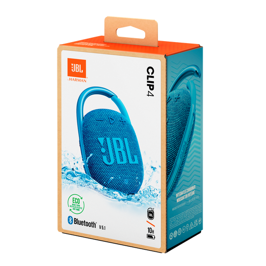 JBL Clip 4 Eco - Blue - Ultra-portable Waterproof Speaker - Detailshot 15